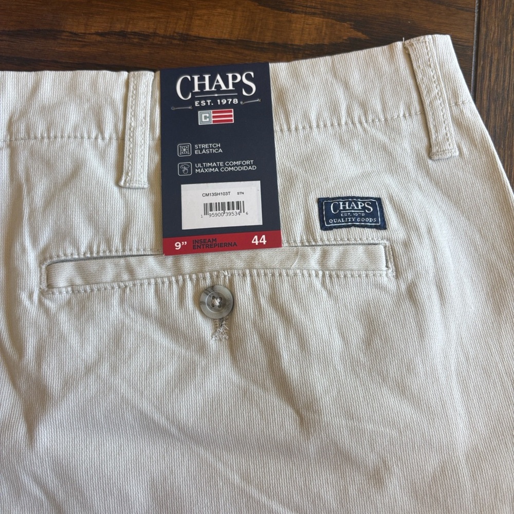 Chaps Men's Khaki Stretch Pants